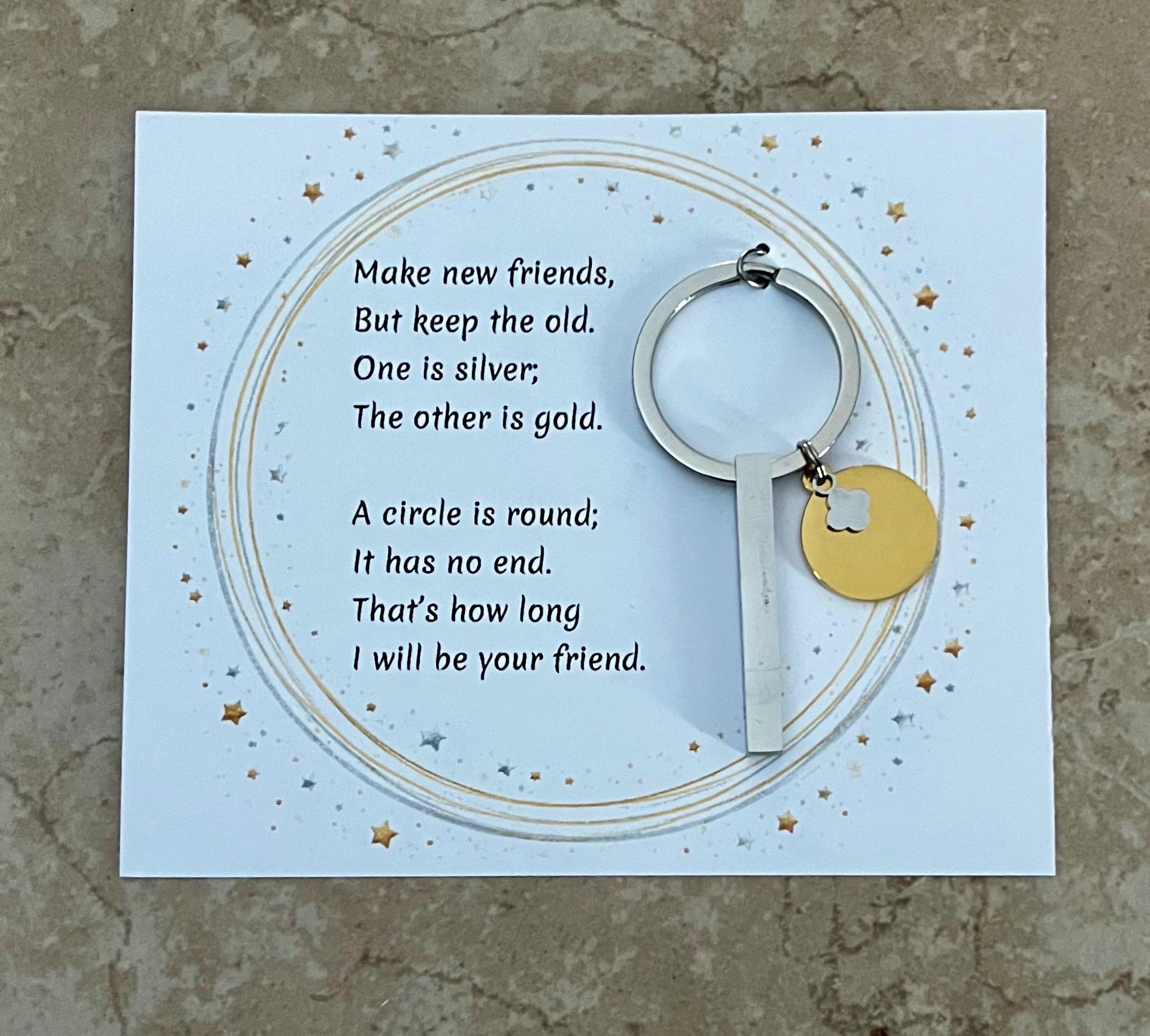Make New Friends but Keep the Old Scout Key Chain (NEW ITEM FOR 2026!)
