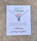 Single Pearl Teacher Appreciation Necklace