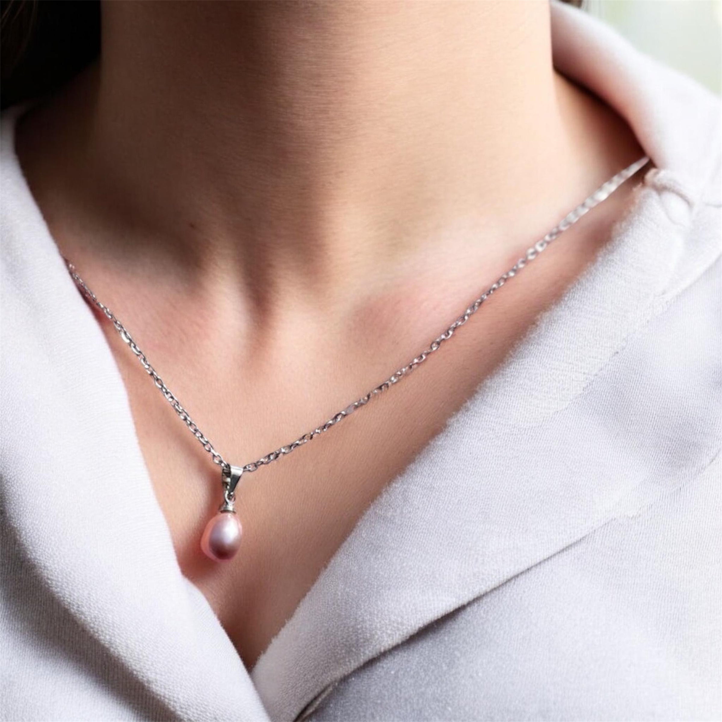 Single Pearl Teacher Appreciation Necklace