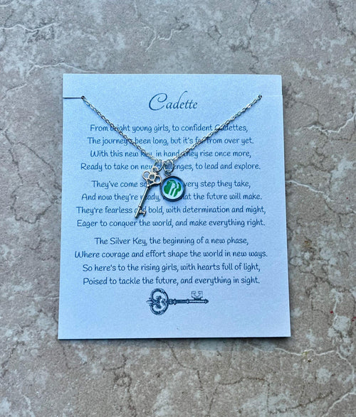 Cadette Silver Key Necklace
